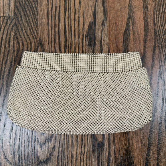 Vintage Whiting & Davis Co. Mesh Cream Bag Clutch - Picture 6 of 8
